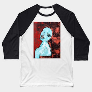 Turquoise Girl Baseball T-Shirt